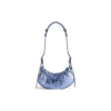 Borsa a tracolla Le Cagole XS metallizzata “Viola” 6713090GT3Y5214