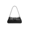 Borsa a tracolla Lindsay Small con motivo coccodrillo in rilievo “Black” 701141210C91000