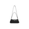 Borsa a tracolla Lindsay Small con motivo coccodrillo in rilievo “Black” 701141210C91000