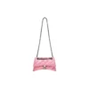 Borsa a tracolla piccola Crush trapuntata “Pink” 716351210J05812