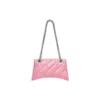 Borsa a tracolla piccola Crush trapuntata “Pink” 716351210J05812