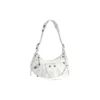 Borsa a tracolla piccola Le Cagole “Bianca” 6713071VG9Y9104
