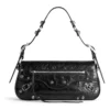 Borsa a tracolla piccola Le Cagole “Black” 7716401VG9Y1000
