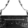 Borsa a tracolla piccola Le Cagole “Black” 7716401VG9Y1000