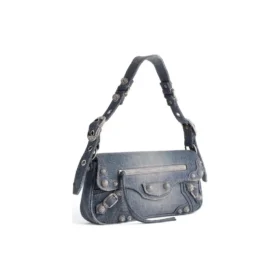 Borsa a tracolla piccola Le Cagole in Denim “Blue” 7716402109U4715