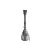 Borsa a tracolla piccola Le Cagole metallizzata “Silver” 6713070GT3Y8103