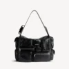 Borsa a tracolla Superbusy grande in nero