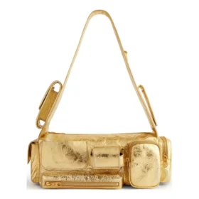 Borsa a tracolla Superbusy Xs metallizzata “Gold” 7625162AAVI8018