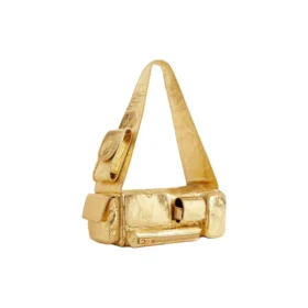 Borsa a tracolla Superbusy Xs metallizzata “Gold” 7625162AAVI8018