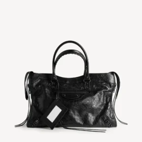 Borsa City grande in nero