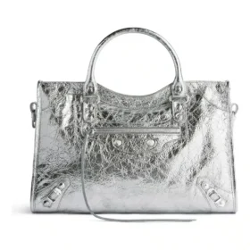 Borsa City Medium Metallizzata “Silver” 7977862AA9R8122