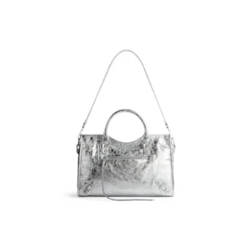 Borsa City Medium Metallizzata “Silver” 7977862AA9R8122