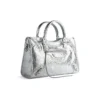 Borsa City Medium Metallizzata “Silver” 7977862AA9R8122