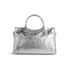 Borsa City Medium Metallizzata “Silver” 7977862AA9R8122