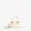 Borsa da bowling Bolero da donna mini color crema Borsa da bowling Bolero da donna mini color crema