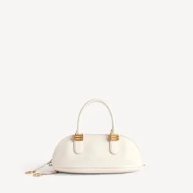 Borsa da bowling Bolero da donna mini color crema