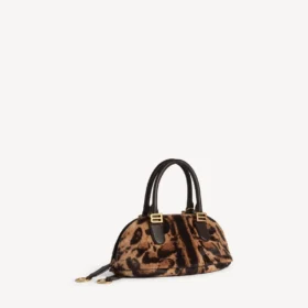 Borsa da bowling Bolero da donna mini in beige/moka