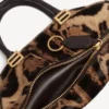 Borsa da bowling Bolero da donna mini in beige/moka Borsa da bowling Bolero da donna mini in beige/moka