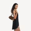 Borsa da bowling Bolero da donna mini in beige/moka Borsa da bowling Bolero da donna mini in beige/moka