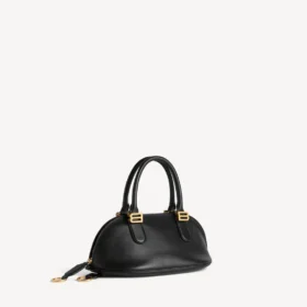 Borsa da bowling bolero da donna mini in nero