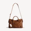 Borsa da città da donna media color caramello Borsa da città da donna media color caramello