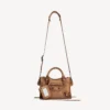 Borsa da città da donna mini in color cammello Borsa da città da donna mini in color cammello