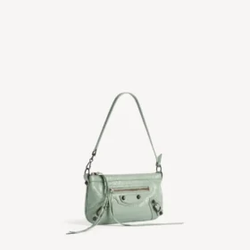 Borsa da donna City con tracolla in verde Heritage