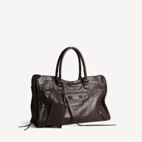 Borsa da donna City grande in color espresso