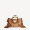 Borsa da donna City piccola in color cammello Borsa da donna City piccola in color cammello