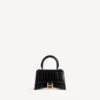 Borsa da donna Hourglass XS in nero Borsa da donna Hourglass XS in nero