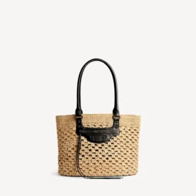Borsa da donna Le City Basket Medium in naturale/nero