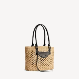 Borsa da donna Le City Basket Medium in naturale/nero