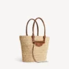Borsa da donna Le City Basket Medium nei colori naturale/cammello