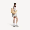 Borsa da donna Le City Basket Medium nei colori naturale/cammello