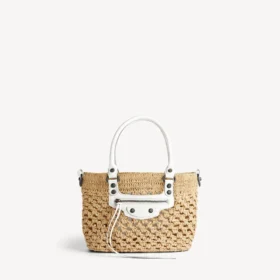 Borsa da donna Le City Basket Small in naturale/bianco ottico