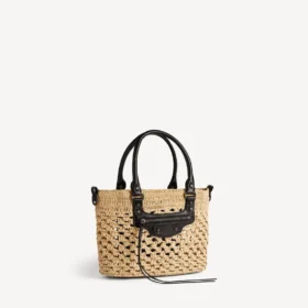 Borsa da donna Le City Basket Small in naturale/nero