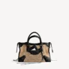Borsa da donna Le City, modello piccolo, nei colori naturale/nero Borsa da donna Le City, modello piccolo, nei colori naturale/nero