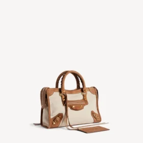 Borsa da donna Le City piccola in beige/cammello