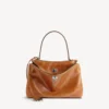 Borsa da donna Rodeo media in pelle color tan stile cowboy Borsa da donna Rodeo media in pelle color tan stile cowboy