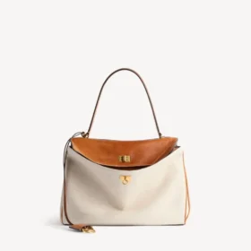 Borsa da donna Rodeo media in stile cowboy beige/marrone chiaro