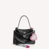 Borsa da donna Rodeo piccola con ciondoli, nera