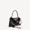 Borsa da donna Rodeo piccola con ciondoli, nera