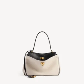 Borsa da donna Rodeo piccola in beige/nero