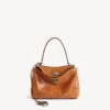 Borsa da donna Rodeo piccola in pelle color cuoio da cowboy Borsa da donna Rodeo piccola in pelle color cuoio da cowboy