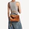 Borsa da donna Rodeo piccola in pelle color cuoio da cowboy Borsa da donna Rodeo piccola in pelle color cuoio da cowboy