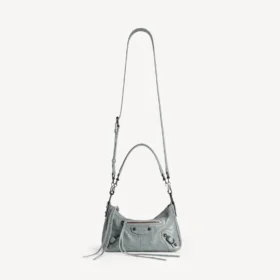 Borsa da moto Le City da uomo, modello piccolo, in grigio blu