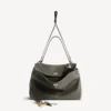 Borsa da Rodeo da donna grande con ciondoli, colore kaki