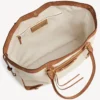 Borsa da spiaggia da donna Le City, modello medio, nei colori beige/cammello