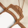 Borsa da spiaggia da donna Le City, modello medio, nei colori beige/cammello