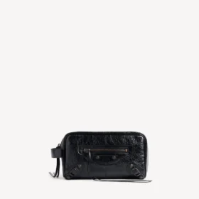 Borsa da toilette da uomo City in nero